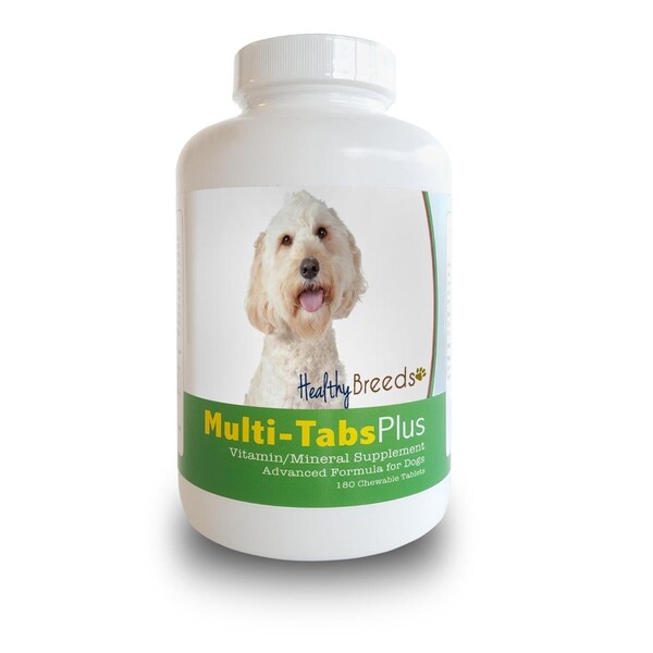 Healthy Breeds Labradoodle Multi-Tabs Plus Chewable Tablets, 180PK 840235140405 - main